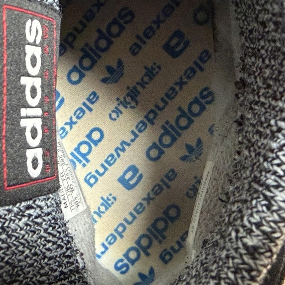 Adidas x Alexander Wang Puff Trainer Shoes Mens Size 10.5 Silver Sneakers FV2960 - Picture 7 of 9